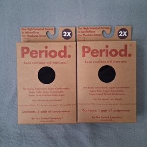 Panties Period Briefs Size 2xl Lot Menstrual Underwear Medium Flow High Waist 2